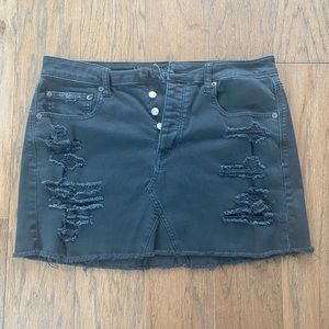 AEO Ripped Mini Skirt